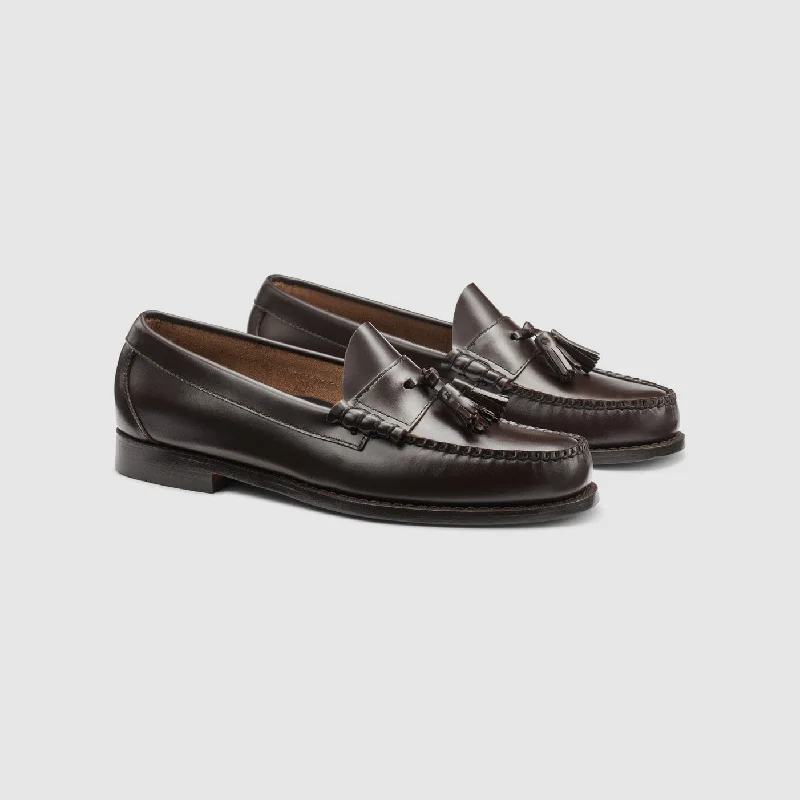 Men's loafers with a removable insole for cleaningMENS LENNOX LEATHER TASSEL WEEJUNS LOAFER