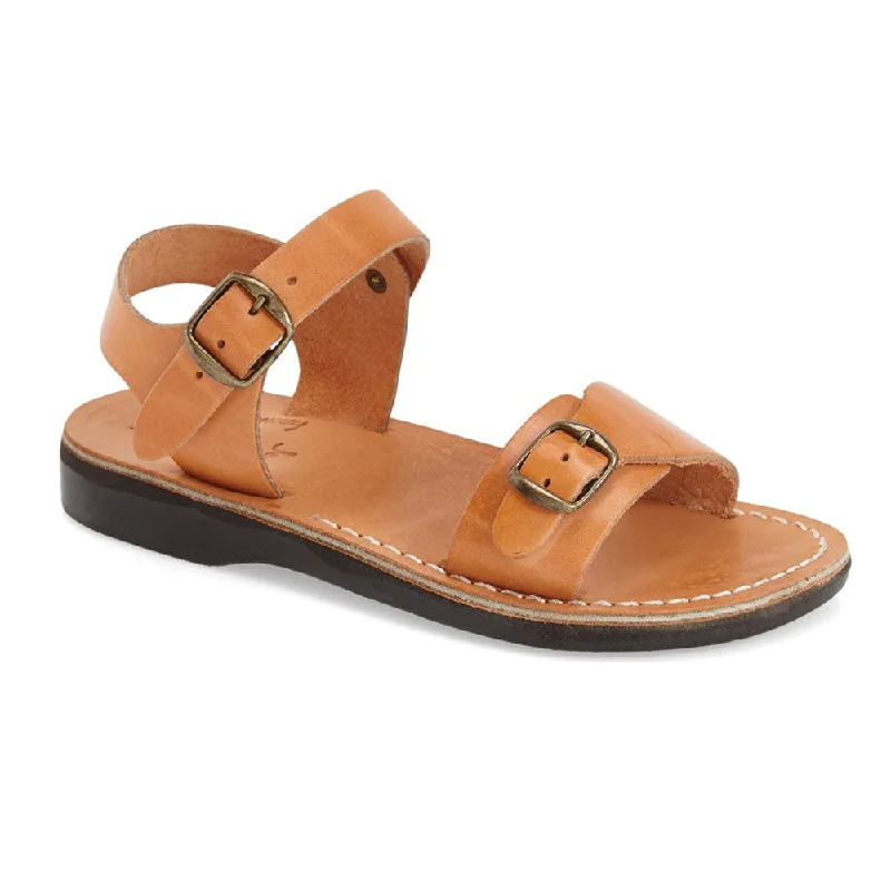 Men's sandals with a cushioned footbedThe Original - Leather Adjustable Strap Sandal | Tan