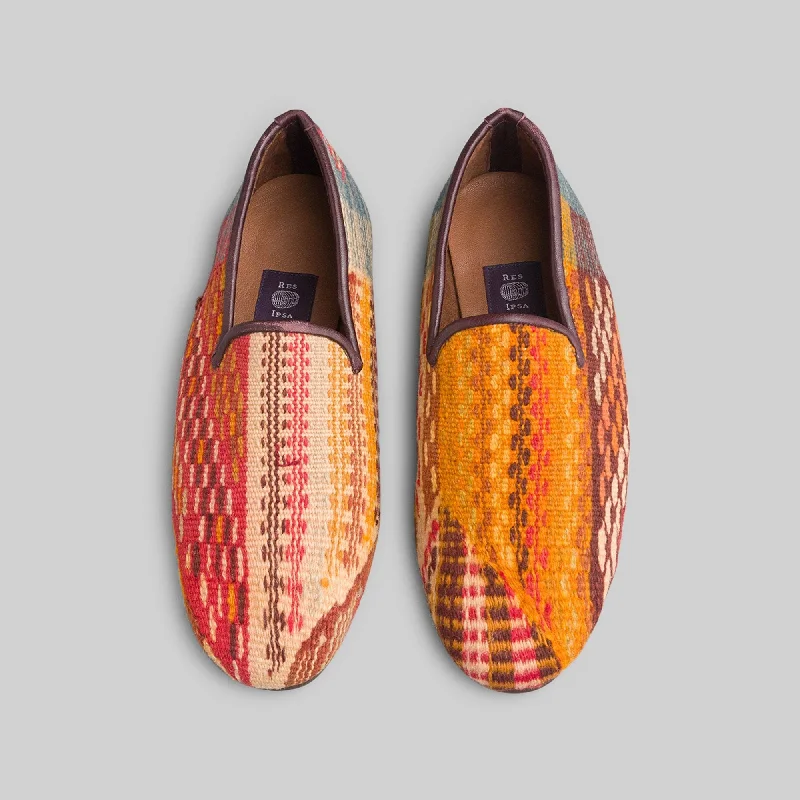 Men's loafers with a removable insole for cleaningMen's Kilim Loafer Size 8