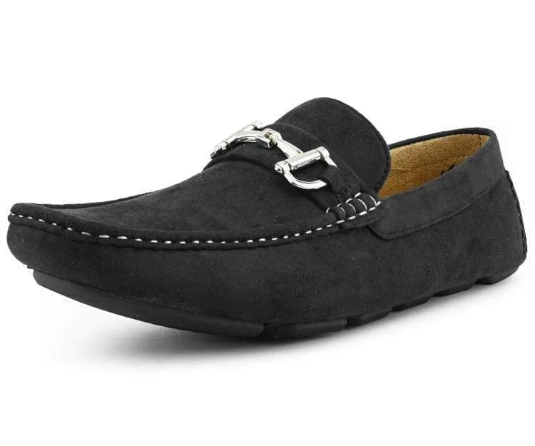 Men's loafers with a stretchy side panel for a better fitWalken Black