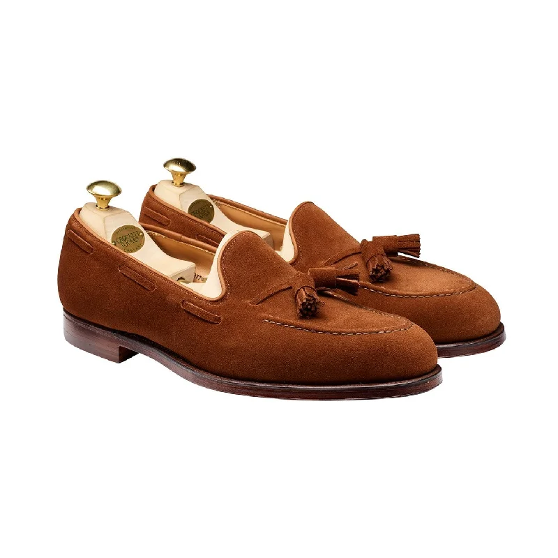 Men's loafers with a cushioned footbedCavendish Polo Brown Calf Suede