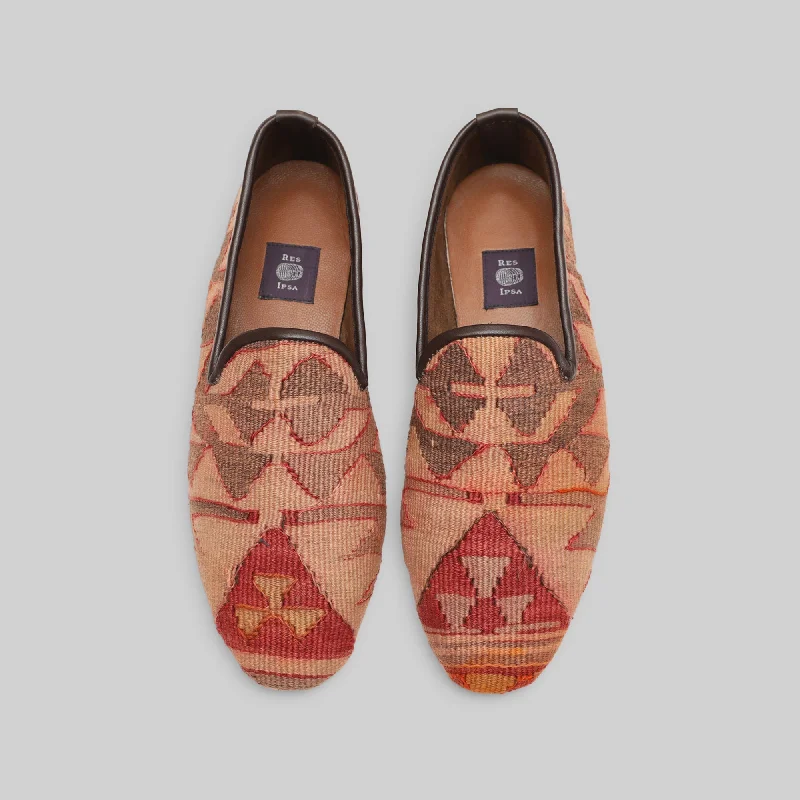 Men's leather loafers with a penny slotMen's Kilim Loafer Size 9