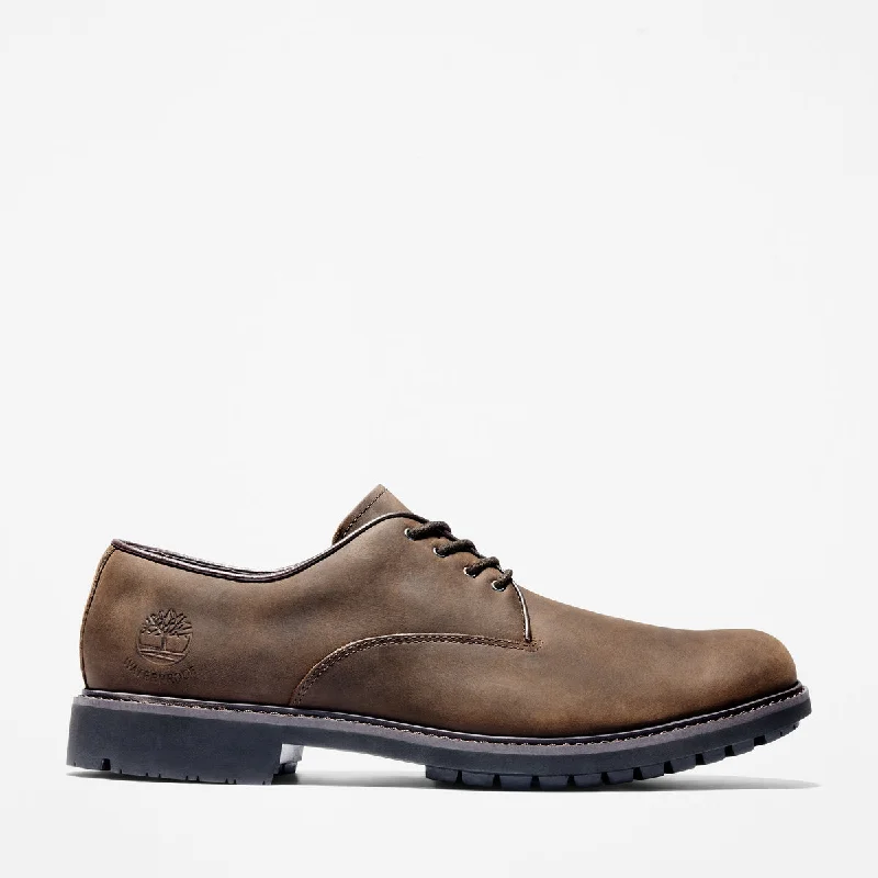 Men's Oxford shoes with a smooth leather upper and a leather soleMen's Stormbucks Waterproof Oxford