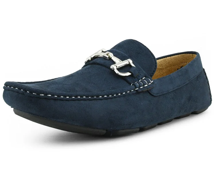 Men's loafers with a moc - toe designWalken Navy