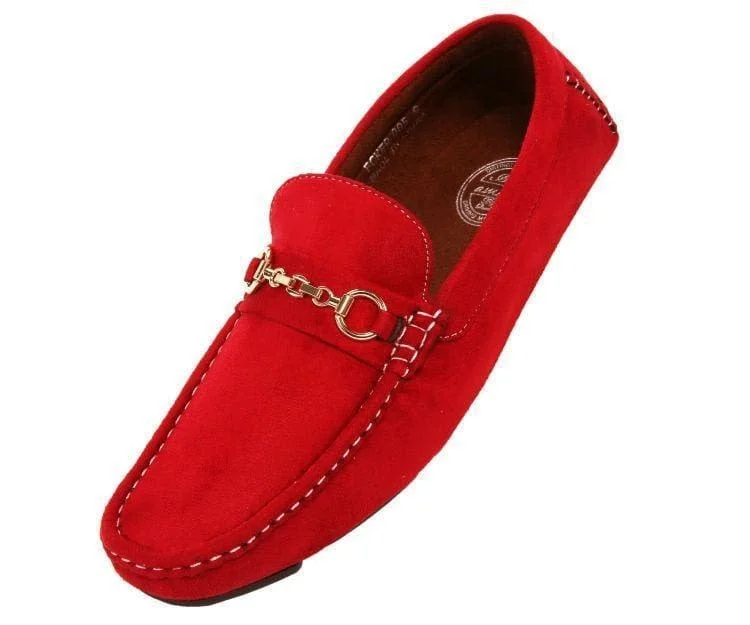 Men's loafers with a memory foam insoleEcker Red