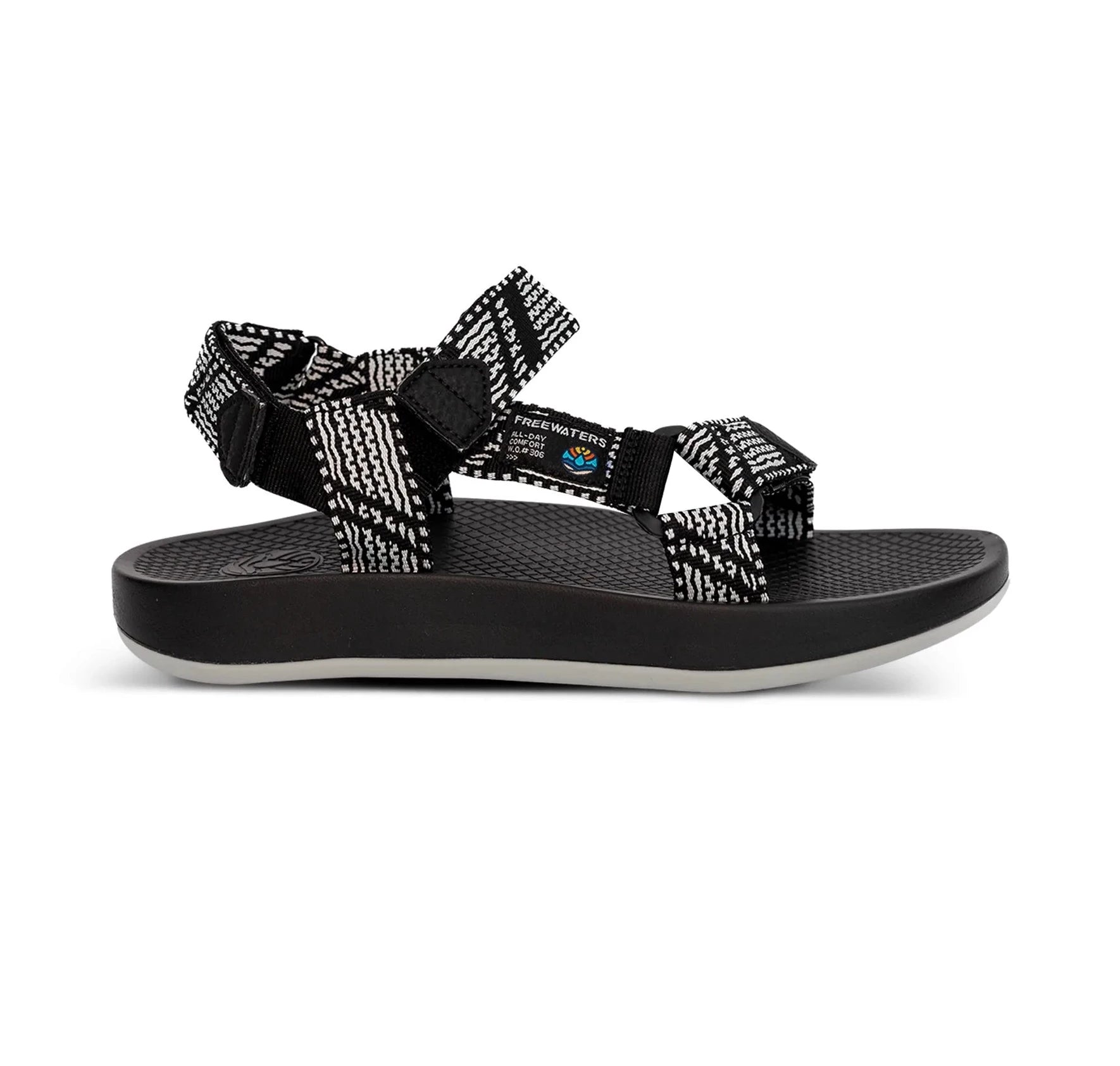 Men's sandals with a buckle closureFreewaters Cloud 9 Sport Women's Super Soft Sandals - Black