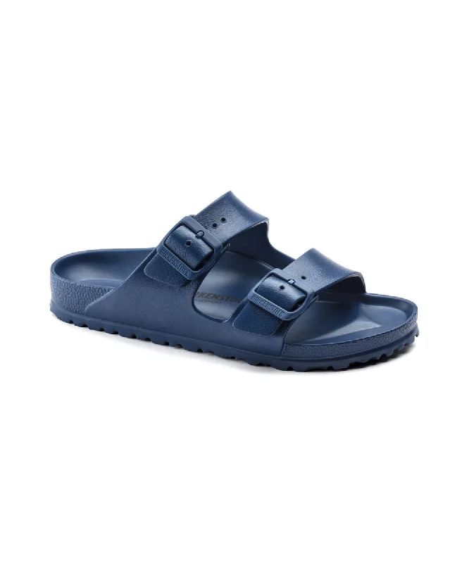 Men's sandals with a rubber sole for tractionBIRKENSTOCK ARIZONA ESSENTIALS FIT IN NAVY