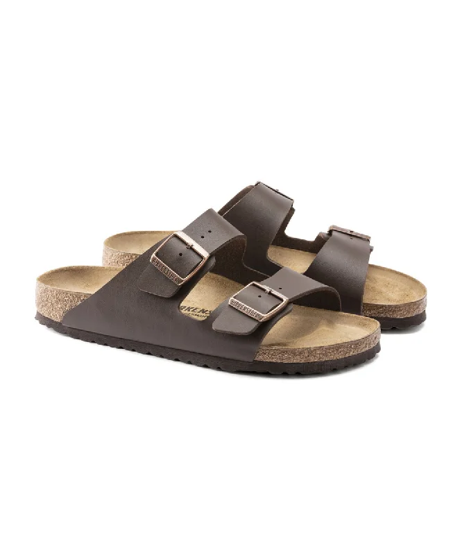 Flip - flop style men's sandals for beach wearBIRKENSTOCK ARIZONA REGULAR FIT IN DARK BROWN