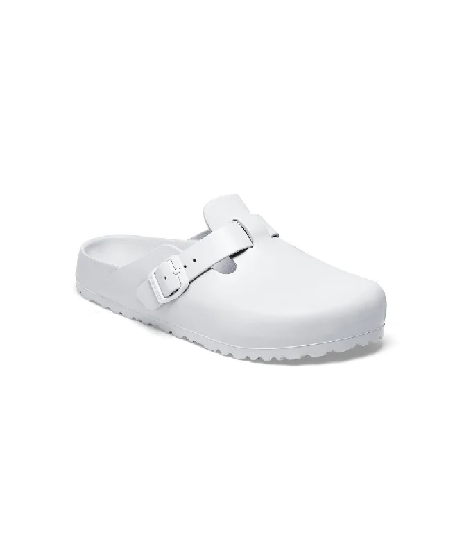 Men's sandals with a leather lining for comfortBIRKENSTOCK BOSTON REGULAR FIT IN WHITE