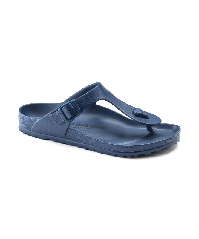 Men's sandals with a contrast stitching detailBIRKENSTOCK GIZEH ESSENTIALS IN NAVY