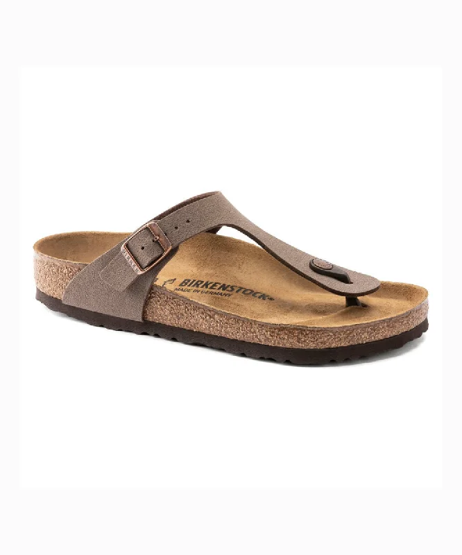 Men's sandals with a removable insole for cleaningBIRKENSTOCK GIZEH REGULAR FIT IN MOCHA