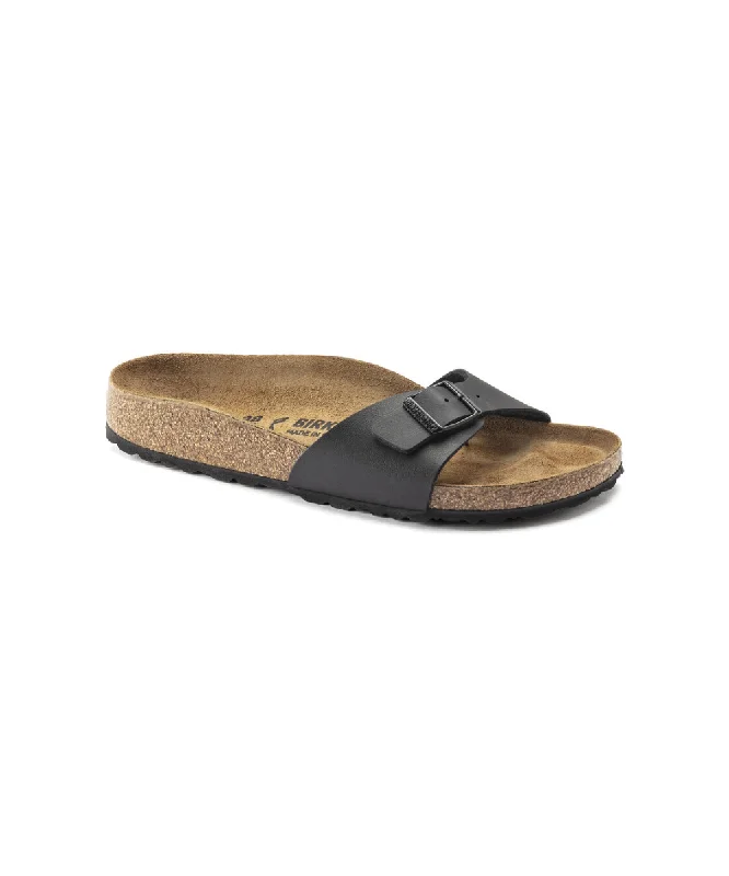 Men's sandals with a rubber sole for tractionBIRKENSTOCK MADRID IN BLACK