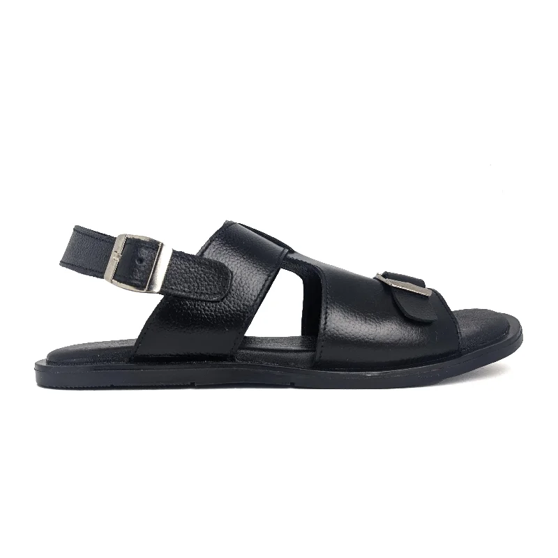 Men's sandals with a shock - absorbing insoleBlack Casual Sandal