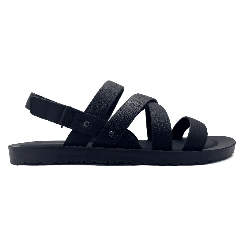 Men's sandals in a neutral color like black or brownBlack Casual Sandal