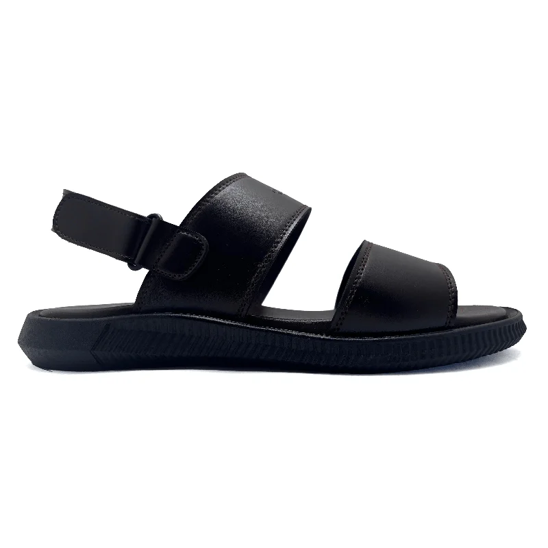 Men's leather sandals with an adjustable strapBrown Casual Sandal