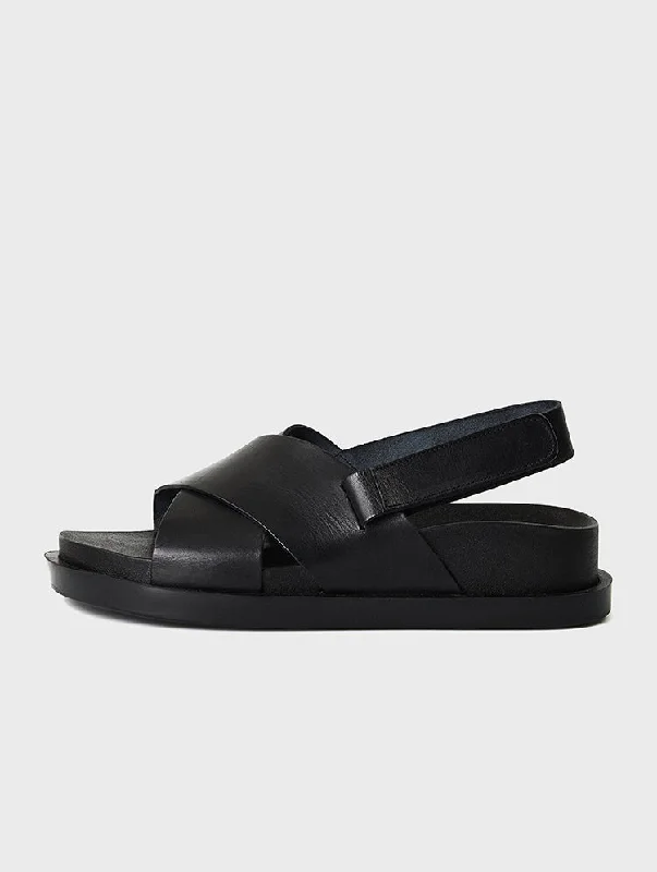 Men's leather sandals with an adjustable strapKevin