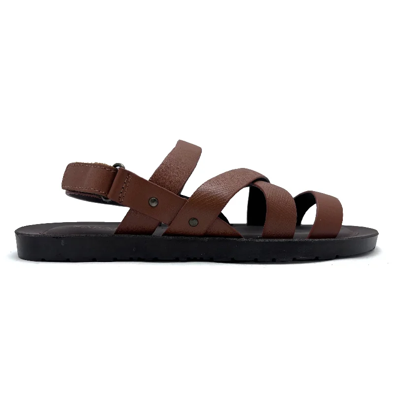 Men's sandals with a decorative buckle or charmMustard Casual Sandal