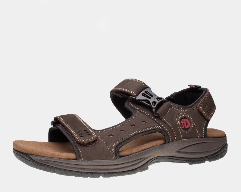 Men's sandals with a decorative buckle or charmNolan Sandal