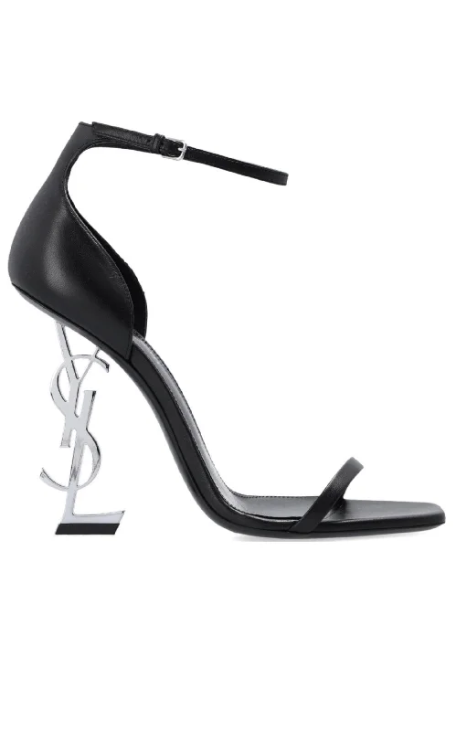 Men's sandals with a rubber sole for tractionPatent Leather Opyum Ysl Heels Pump