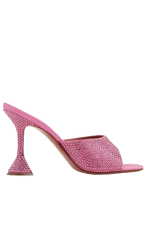 Men's sandals with a leather lining for comfortPink Lupita Crystal Mules