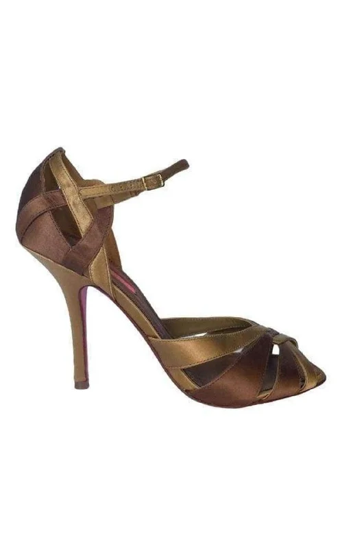 Men's sandals with a buckle closureSatin Stiletto Heels Sandals