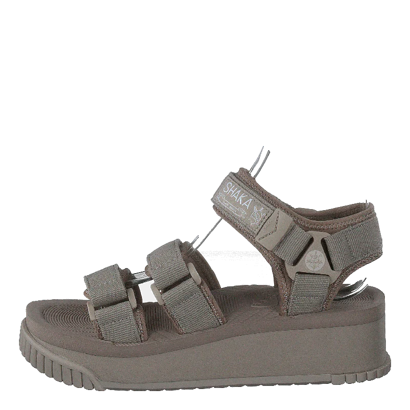 Men's sandals with a padded heelNeo Bungy Platform Taupe 00