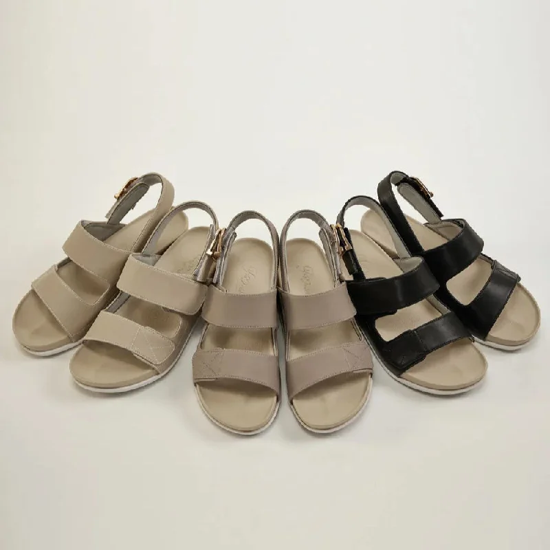 Men's sandals with a durable outer soleTU1292 魔術貼二字帶輕身船跟涼鞋