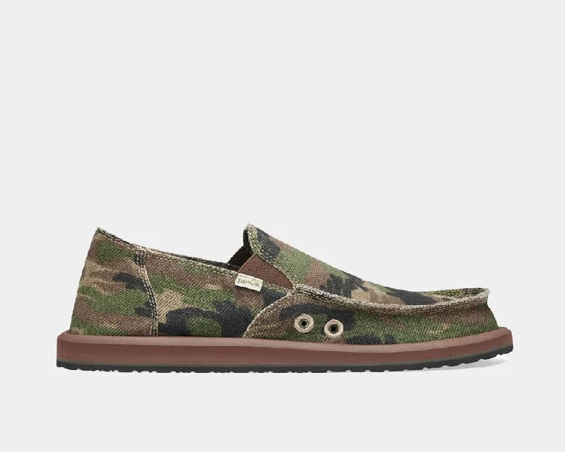 Men's sandals with a removable insole for cleaningVagabond Camo