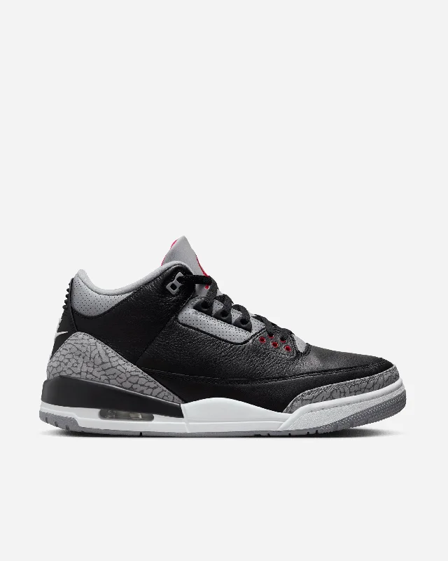 Men's neon - colored sneakers for a bold statementAir Jordan 3 Retro "Black Cement"