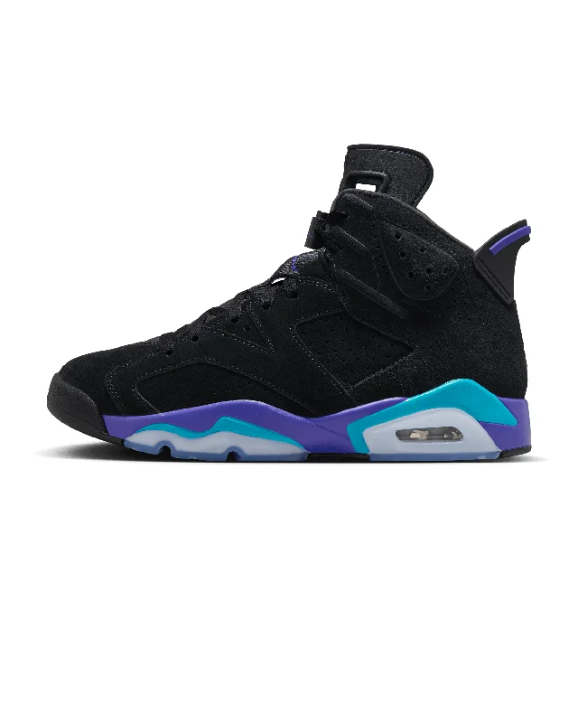 Men's sneaker collabs with famous designersAir Jordan 6 Retro - Black / Bright Concord / Aquatone