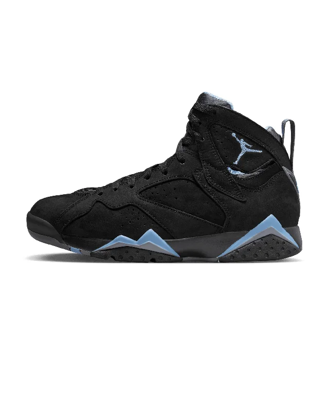 Men's high - performance basketball sneakers with air cushioningAir Jordan 7 Retro - Black / Chambray / Light Graphite