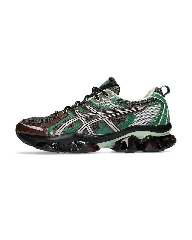 Men's athletic sneakers with a quick - dry liningGel-Quantum Kinetic - Dark Sepia / Shamrock Green