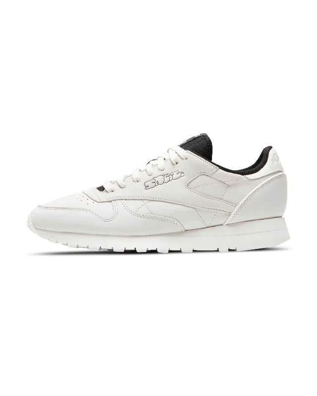 Men's minimalist sneakers with a simple designSneeze Classic Leather - White / Chalk / Black