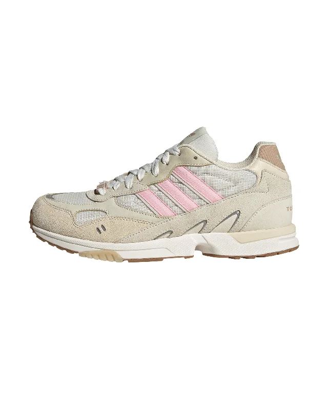 Men's leather - and - mesh combination sneakers for style and functionTorsion Super - Core White / Clear Pink