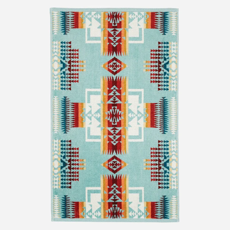 Pendleton Aqua Jacquard Hand Towel