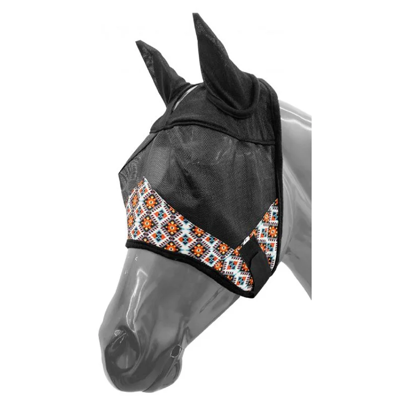 Showman Aztec Ears Fly Mask