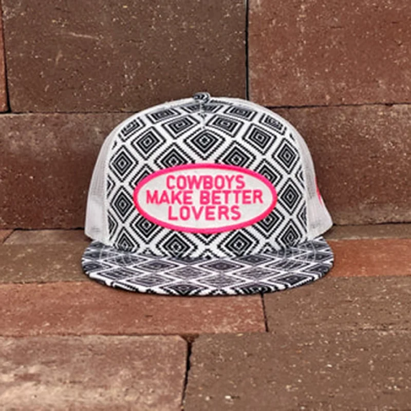 Cactus Alley Black & White Aztec Better Love Cap