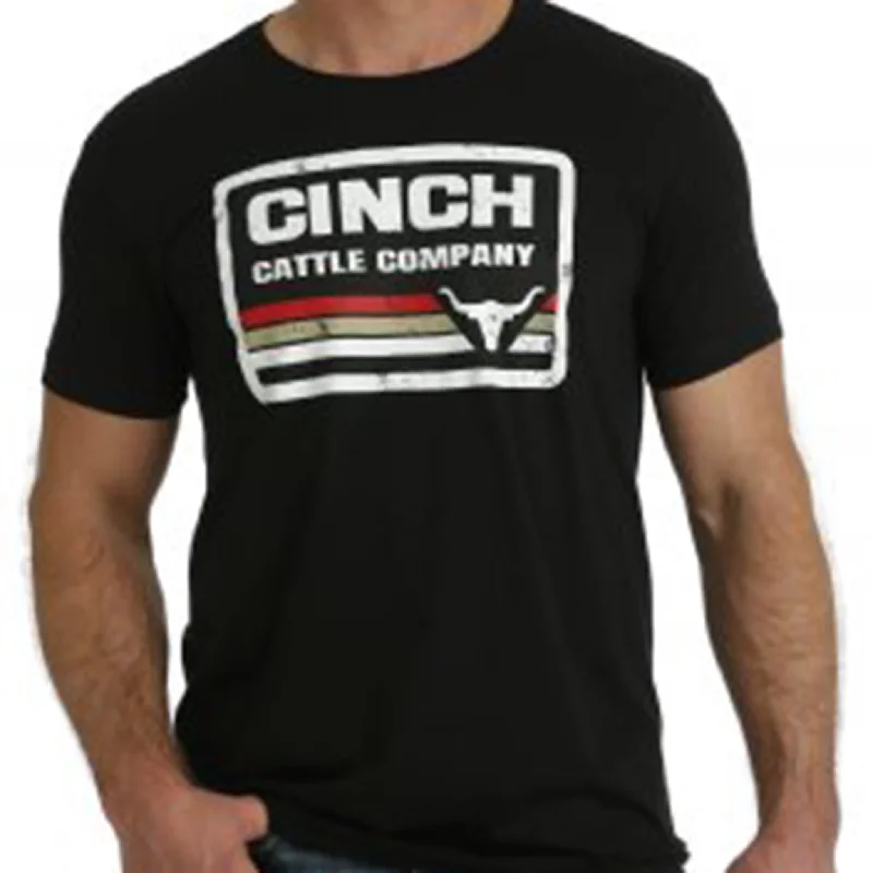 Cinch Jeans Men's Black Cinch Cattle Company Tee