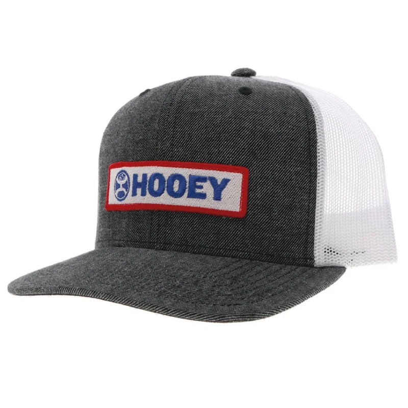 Hooey Charcoal & White With Hooey Patch Cap