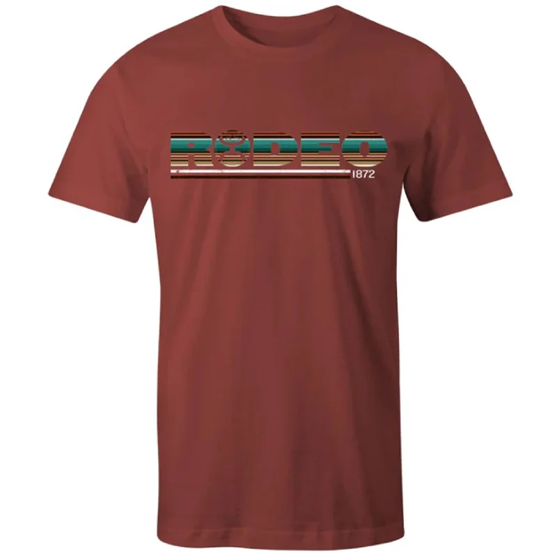 Hooey Men's Crimson Serape Rodeo Tee