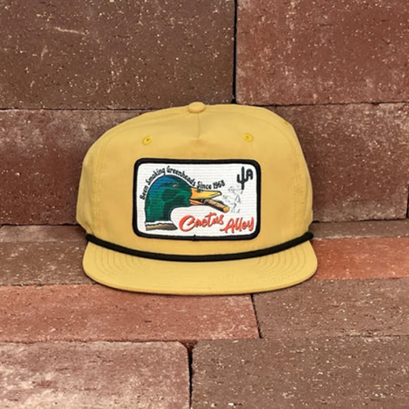 Cactus Alley Greenheads Mustard Yellow & Black Cap