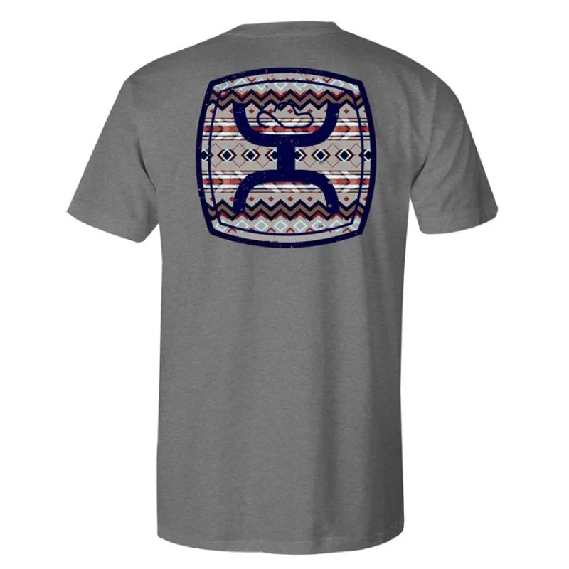 Hooey Women's Grey Aztec Zenith Tee