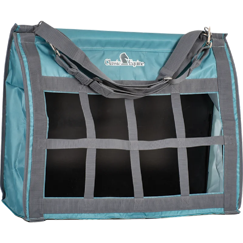 Classic Equine Light Teal Topload Hay Bag