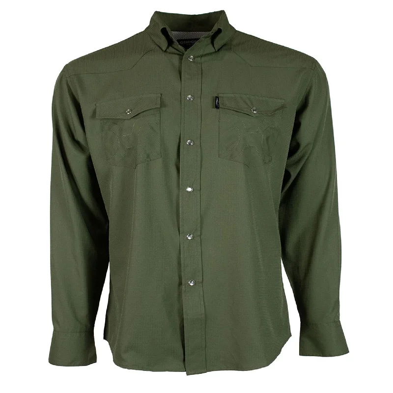 Hooey Men's SOL Olive Western Shirt