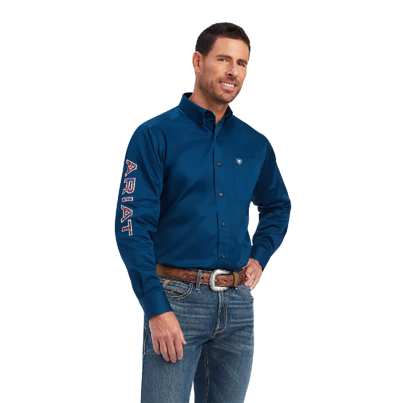 Ariat Men's Team Logo Twill Classic Fit Shirt