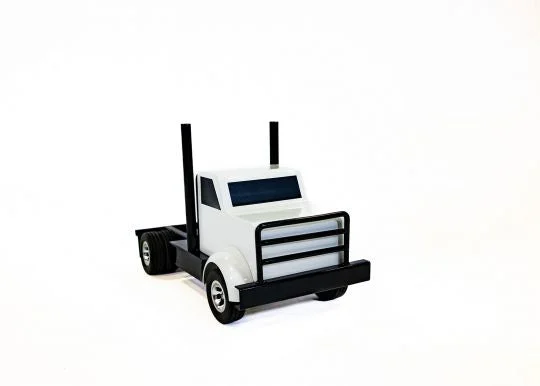 Little Buster White Semi Truck