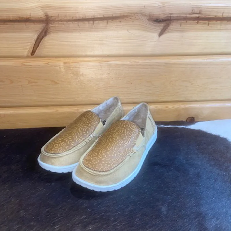 Tan Ariel Slip Ons