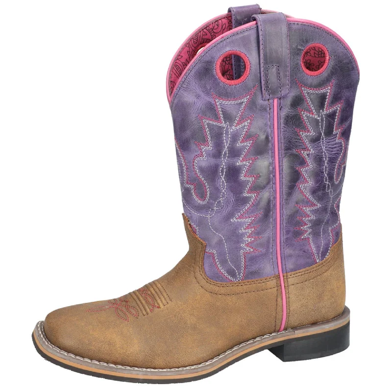 Western - style men's boots with intricate tooling and stitchingSmoky Mountain Women's Tracie Boots